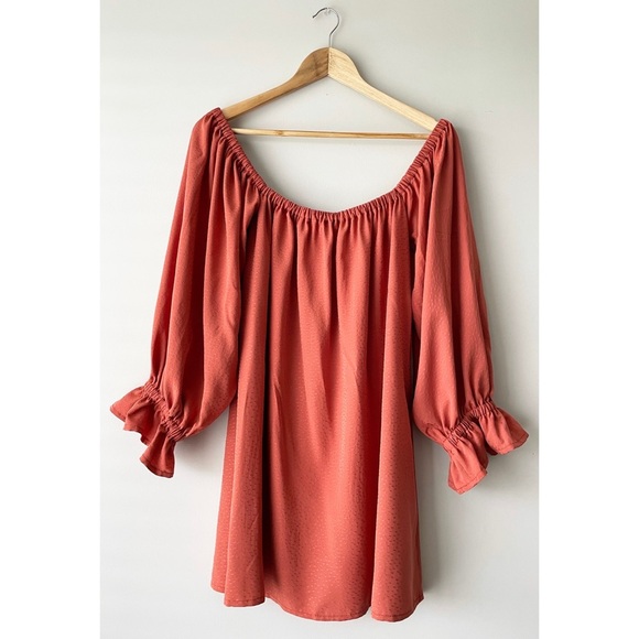 Handmade Olive Green Square Neckline Tunic Babydoll Dress - Picture 7 of 10